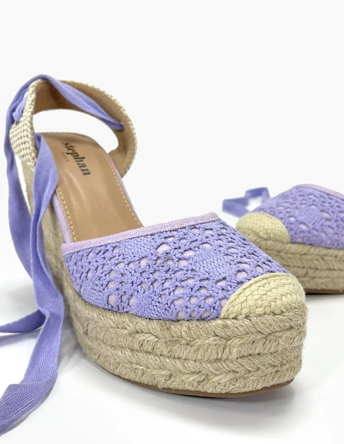 Cuñas lilas con cordon | Melia