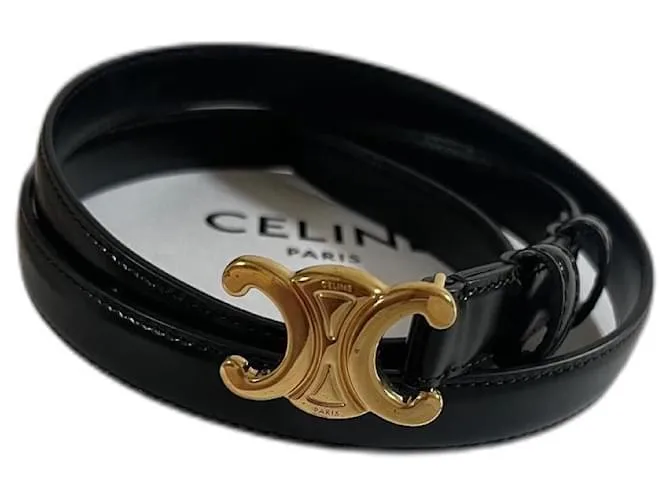 Céline Cinturones Negro 