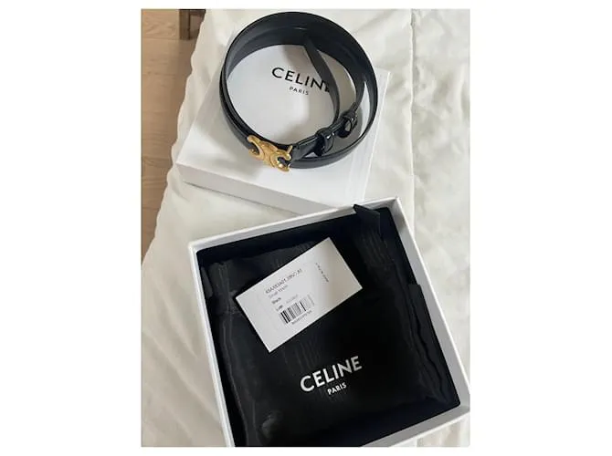 Céline Cinturones Negro 