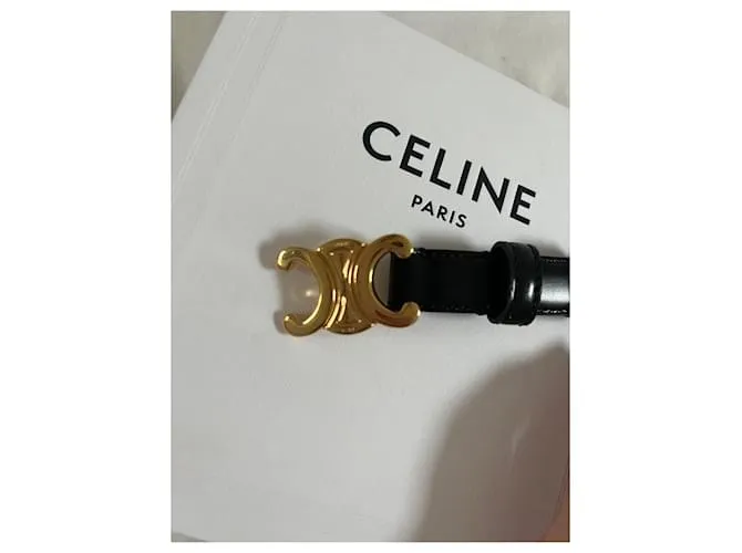 Céline Cinturones Negro 