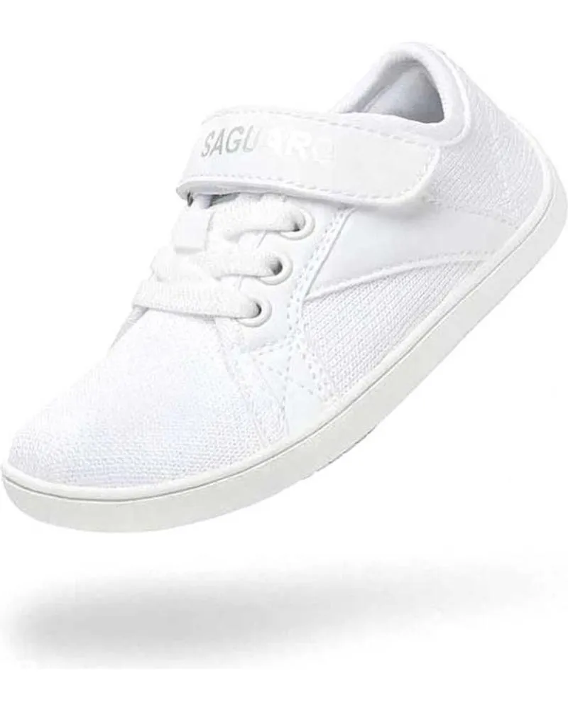 Deportivas SAGUARO  de Niña y Niño DEPORTIVA BAREFOOT UNISEX LUCK I RESPETUOSO  WHITE