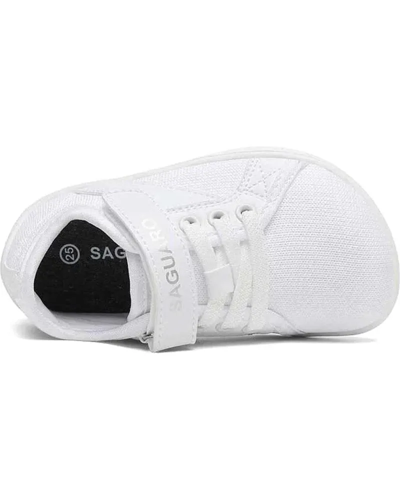 Deportivas SAGUARO  de Niña y Niño DEPORTIVA BAREFOOT UNISEX LUCK I RESPETUOSO  WHITE