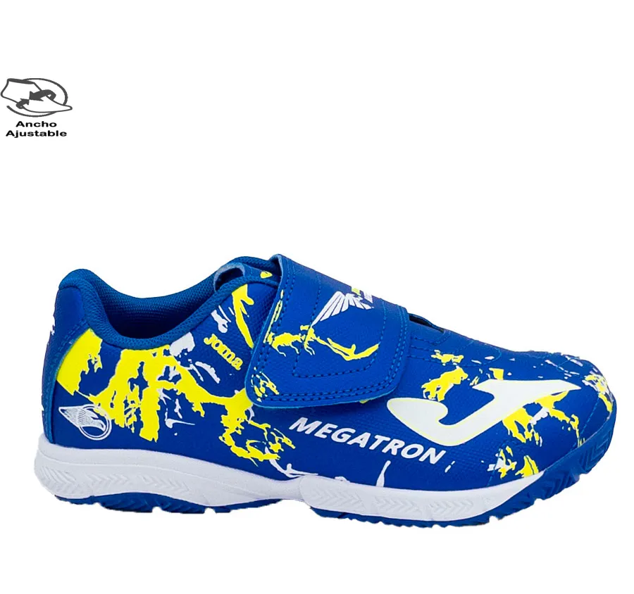 DEPORTIVO JOMA MEJS2404INV ZAPATILLA PARA NIÑOS FÚTBOL SALA MEGATRON JR 2404 INDOOR ROYAL AMARILLO 28270