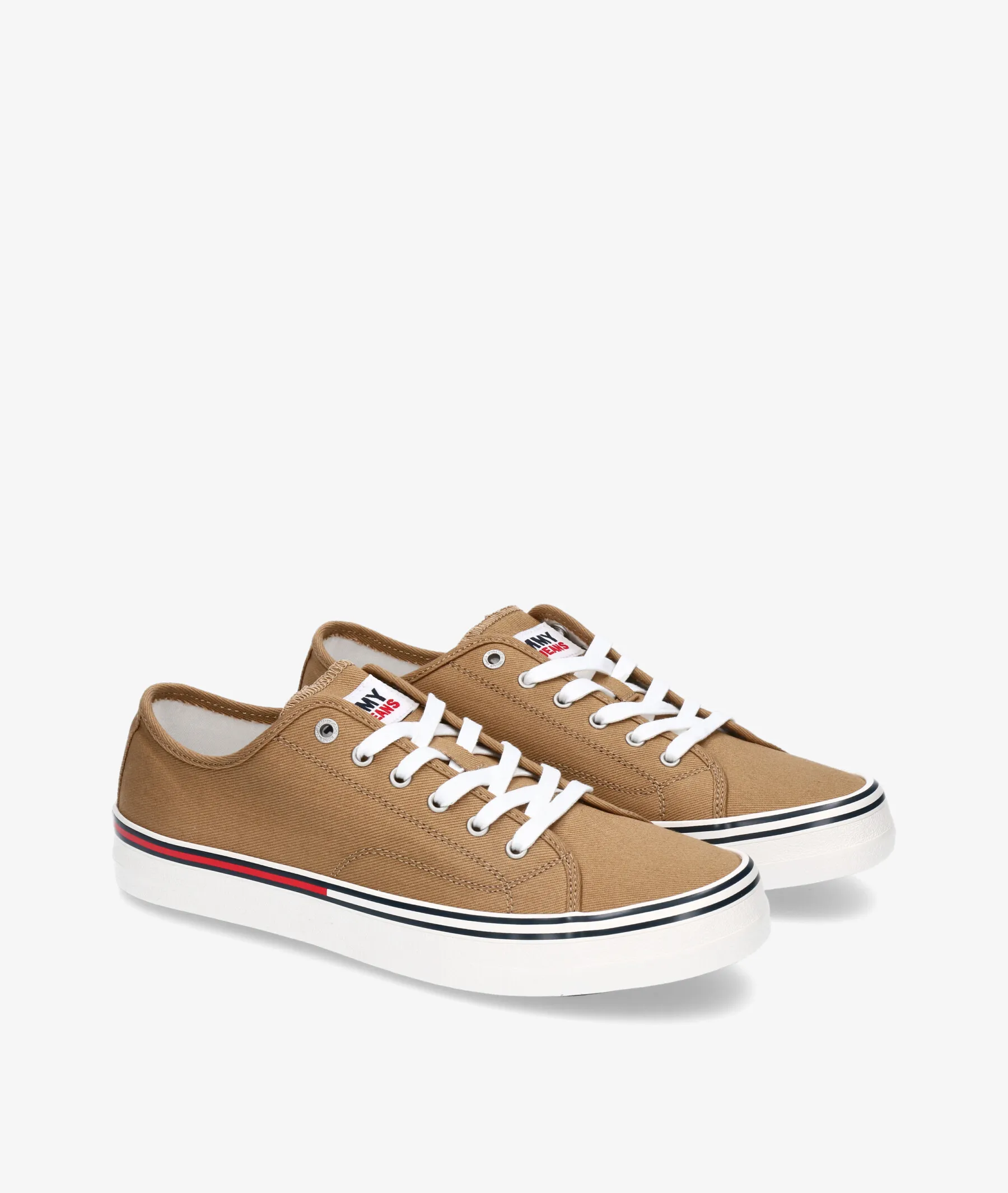 Deportivos Tommy Hilfiger  TOMMY JEANS ESSENTIAL LOW CUT en topo