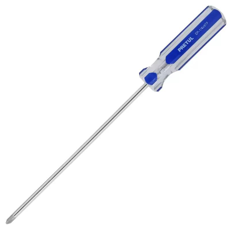 DESARMADOR CON PUNTA PHILLIPS DE 1/4" X 8"  21475 PRETUL