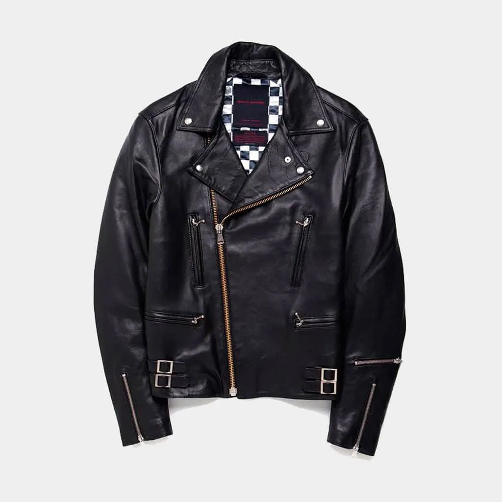 Deus Ex Machina – Chaqueta cuero Tornado black