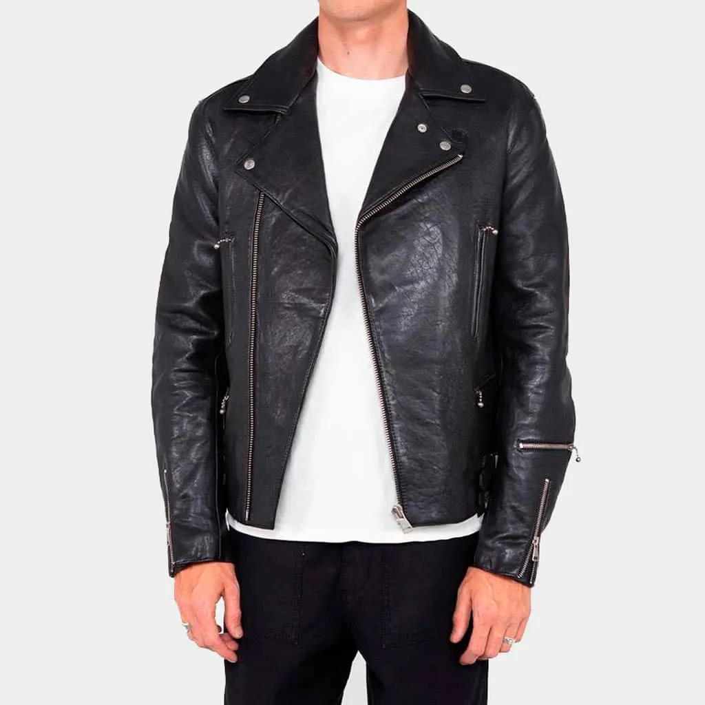 Deus Ex Machina – Chaqueta cuero Tornado black