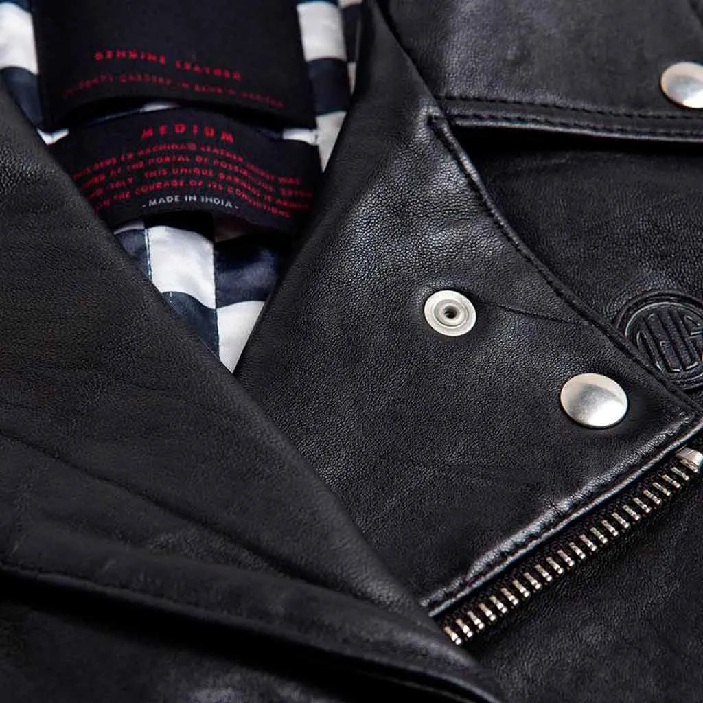 Deus Ex Machina – Chaqueta cuero Tornado black