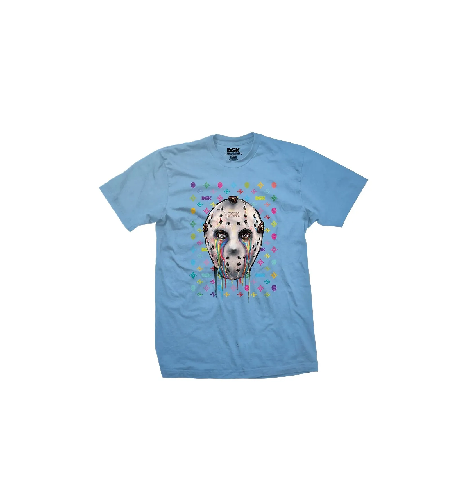 DGK MONOGRAM TEE CAROLINA BLUE