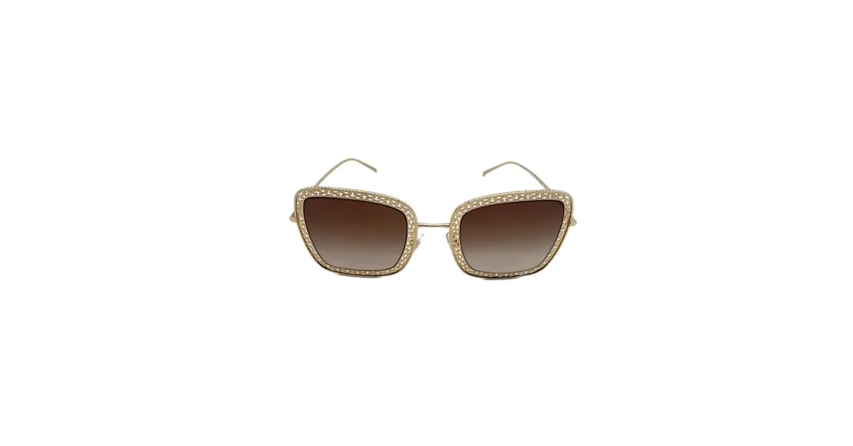 DOLCE & GABBANA Gafas de sol T.  metal Dorado 