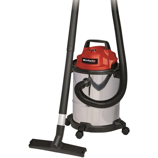 EINHELL  TCVC 1815 S  ASPIRADOR SECOHúMEDO, 1250 W, 180 MBAR, 15 L, TANQUE DE ACERO INOXIDABLE