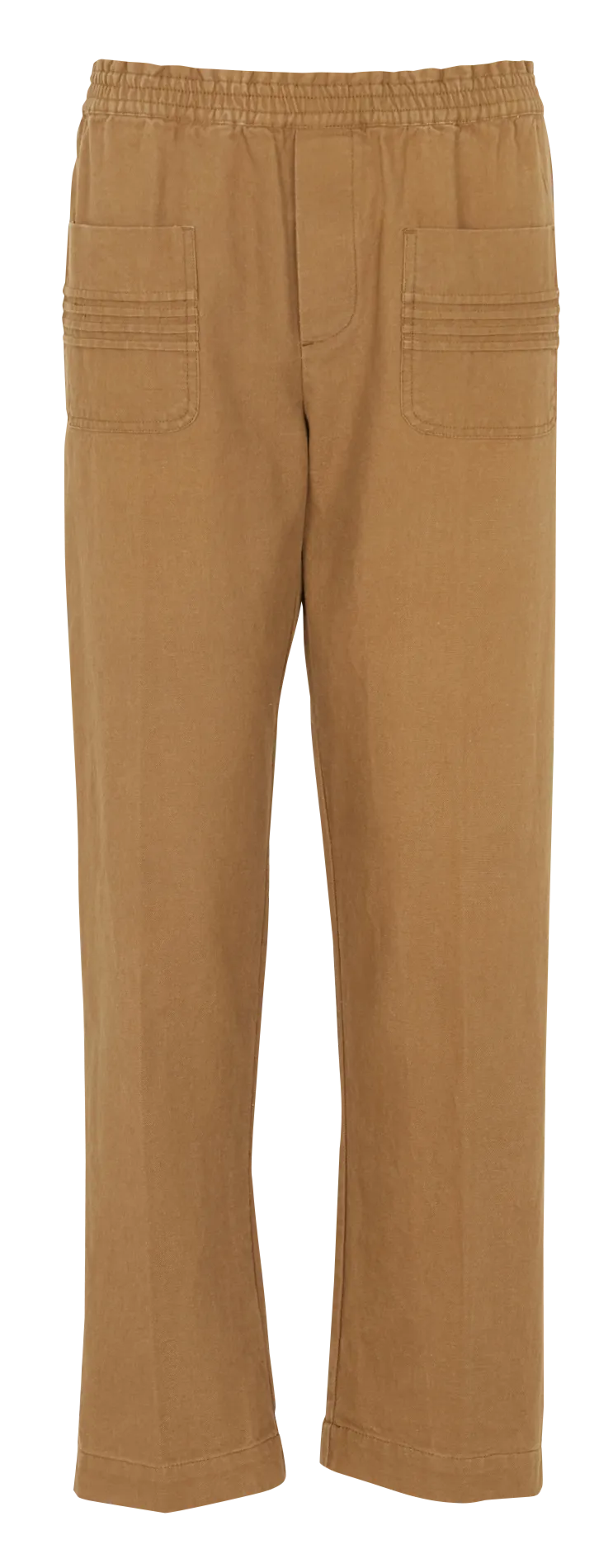 ERNEST  PANTALóN RECTO DE ALGODóN EN CAQUI
