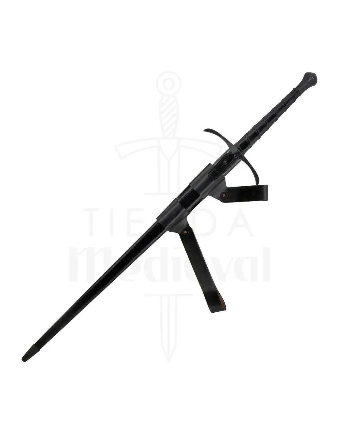 Espada Bosworth larga de combate, afilada