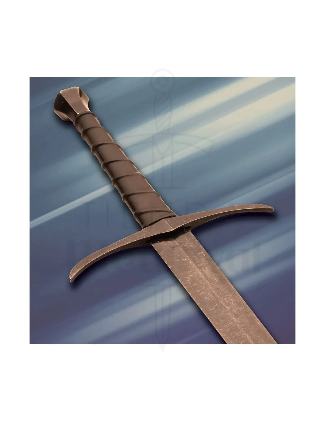 Espada Bosworth larga de combate, afilada