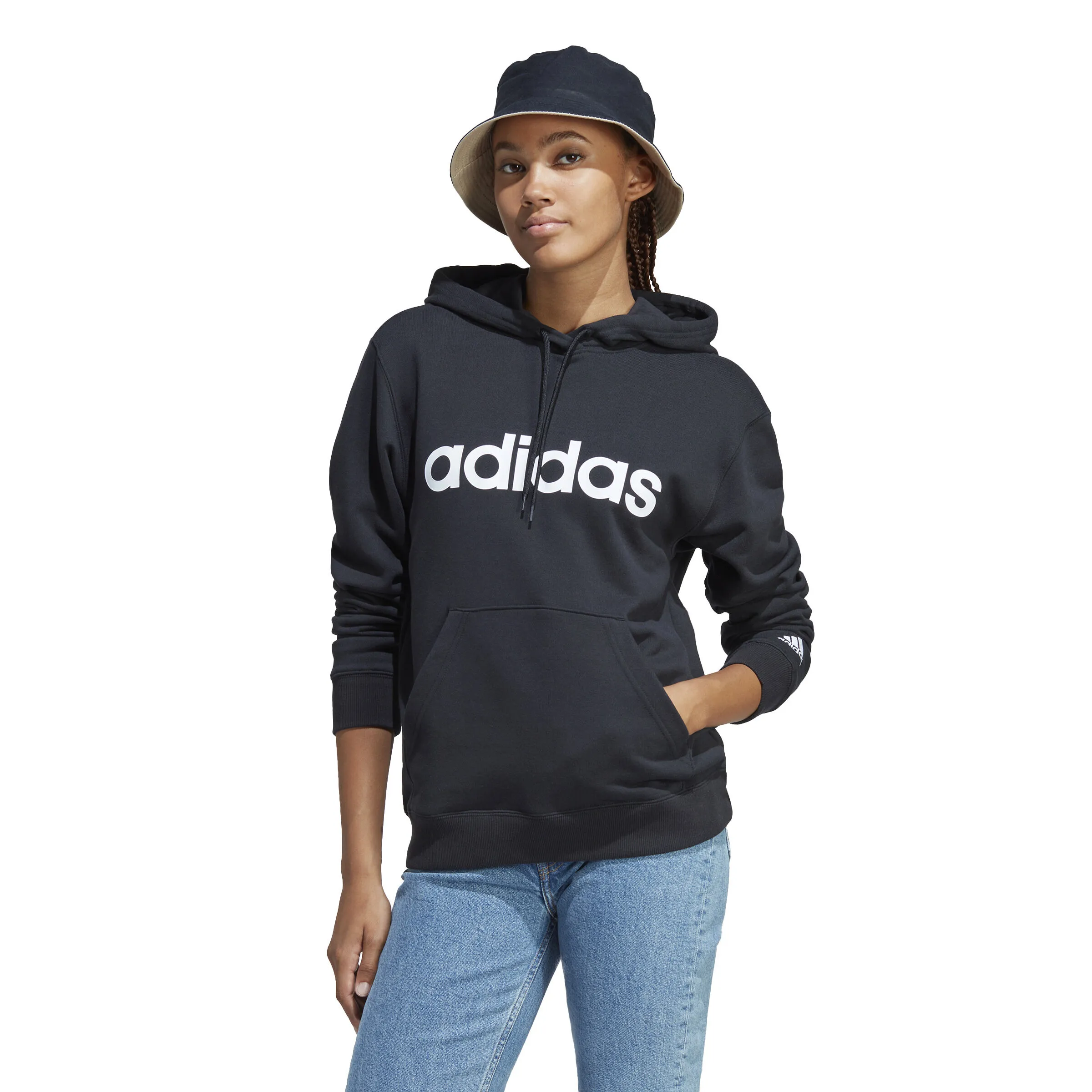 Essentials Linear Sudadera Con Capucha Mujeres