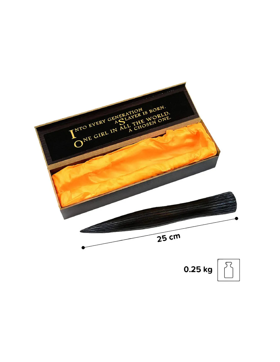 Estaca de madera de Buffy Cazavampiros, con caja