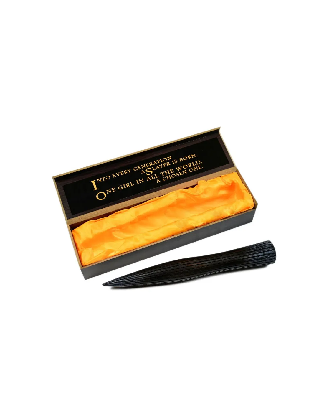 Estaca de madera de Buffy Cazavampiros, con caja