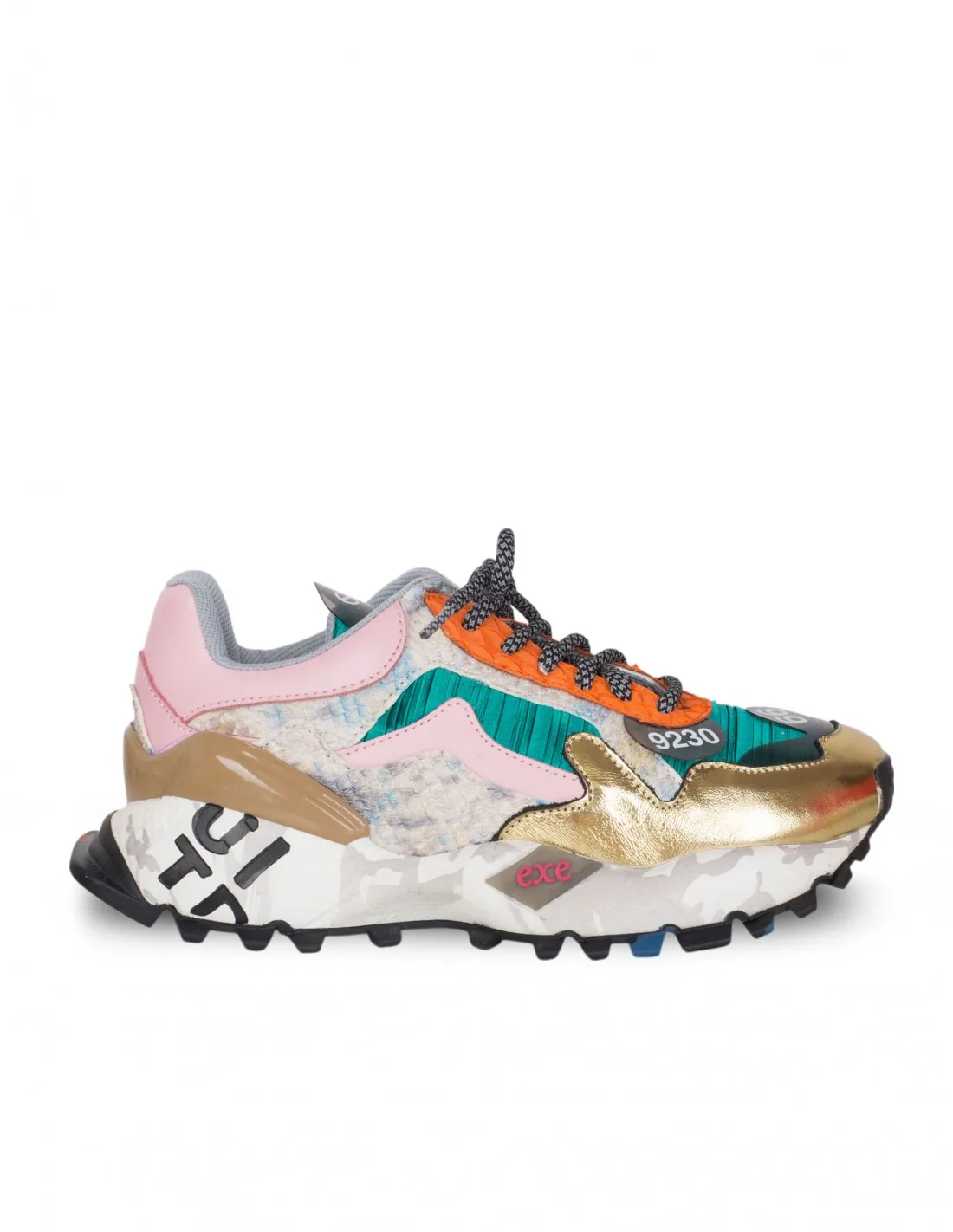 EXÉ Zapatillas Deportivas Plataforma Multicolor