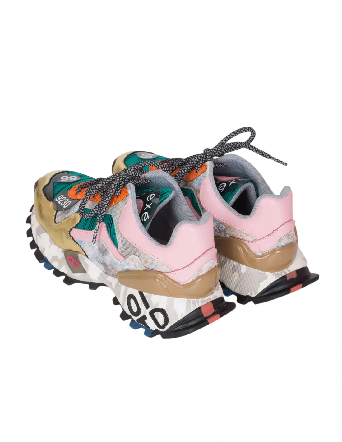 EXÉ Zapatillas Deportivas Plataforma Multicolor