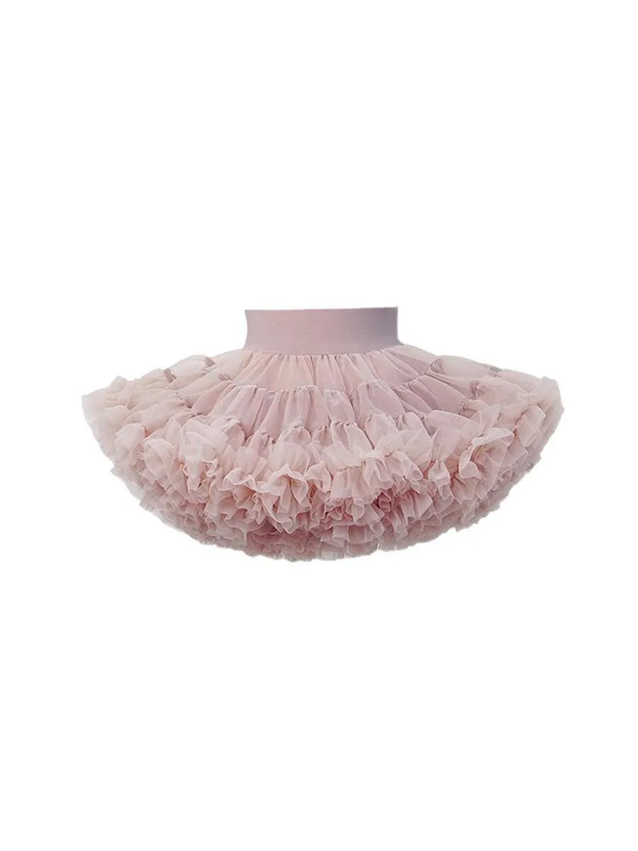 Falda para Niñas PettiSkirt Café Latte
