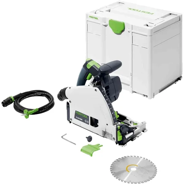FESTOOL  TS 60 KEBQPLUS  SIERRA CIRCULAR, 1500 W, 168X20 MM, CAJA ESPECIAL