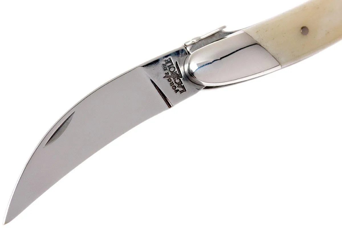 Forge Laguiole SOMX1OS sacacorchos de camarero pulido, hueso blanco