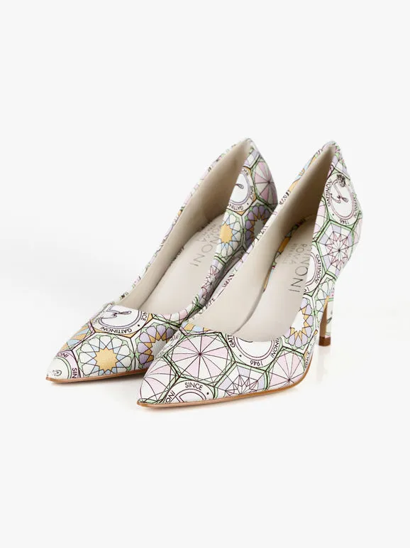 Gattinoni Salón estampado con tacón