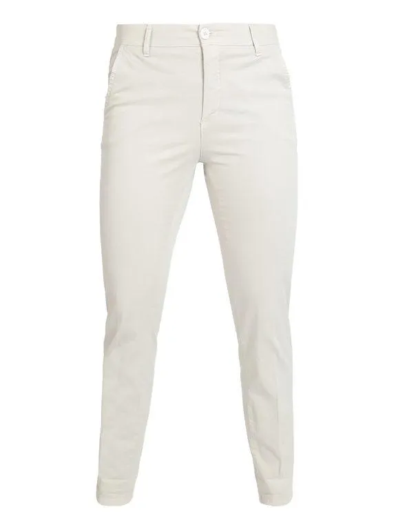 Griffai Pantalón de corte slim de algodón