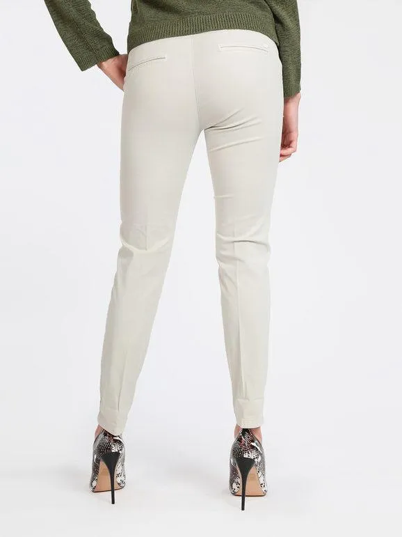 Griffai Pantalón de corte slim de algodón