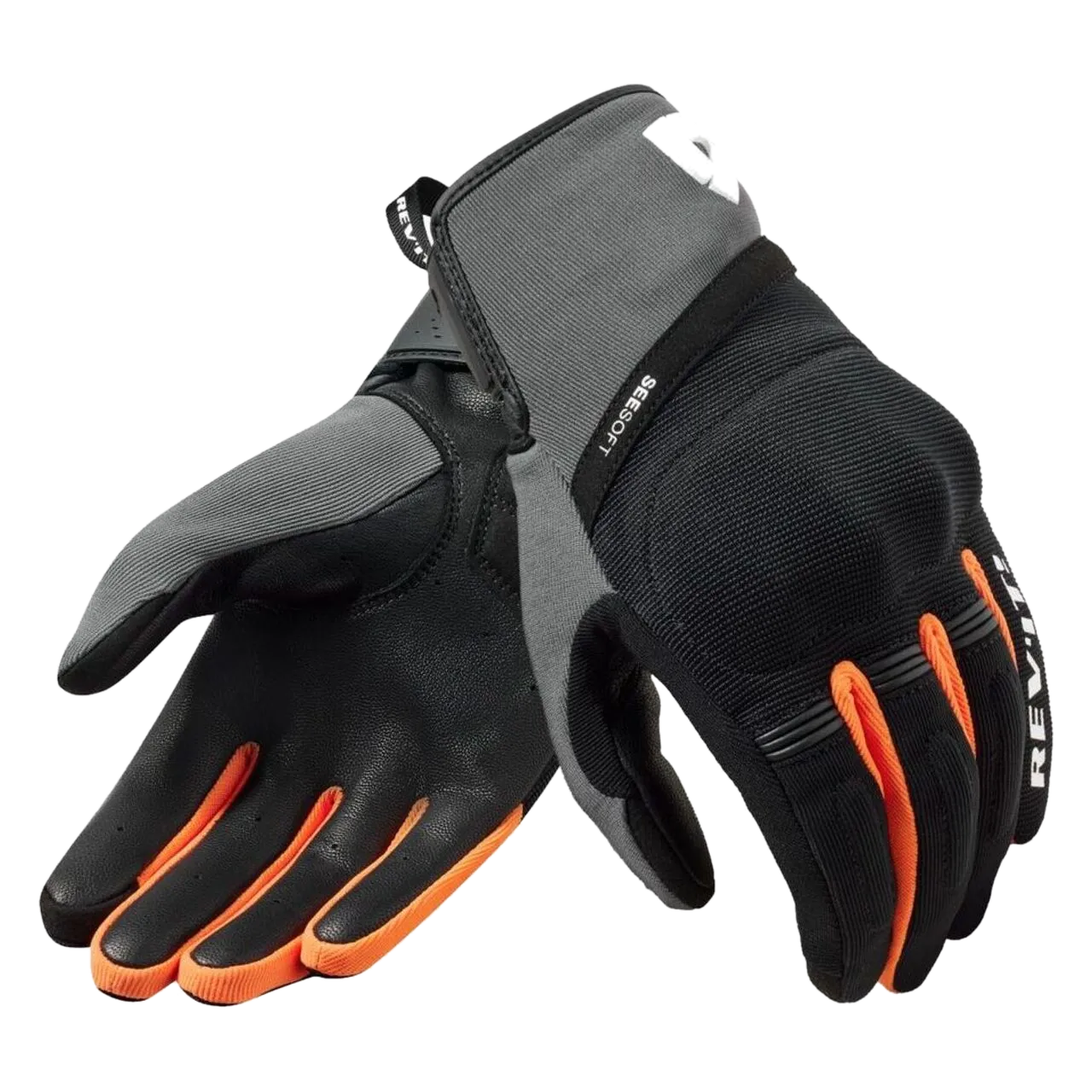 GUANTES DE MOTO REV´IT! MOSCA 2 NEGRONARANJA 
