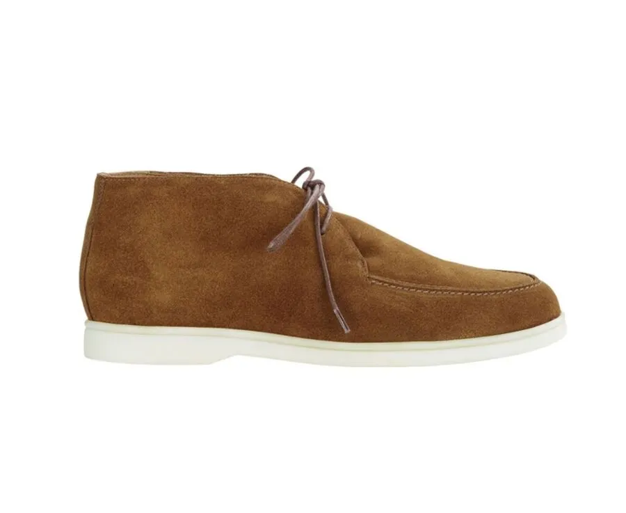 HAZELNUT SUEDE MEN'S CASUAL CHUKKA   SERENOA