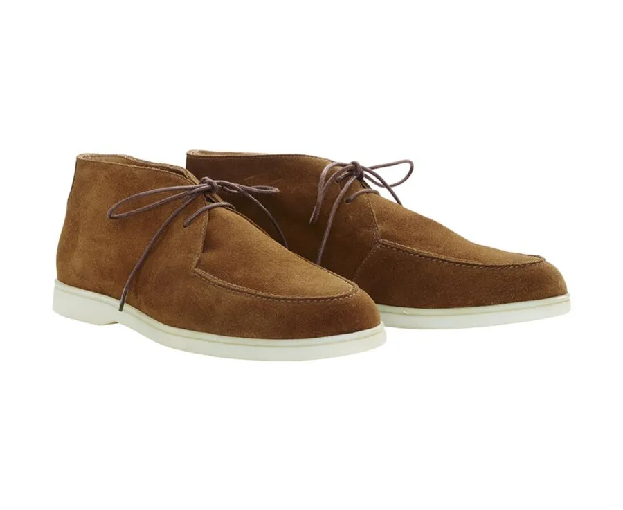 HAZELNUT SUEDE MEN'S CASUAL CHUKKA   SERENOA