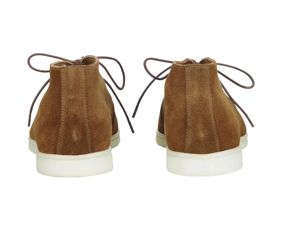 HAZELNUT SUEDE MEN'S CASUAL CHUKKA   SERENOA