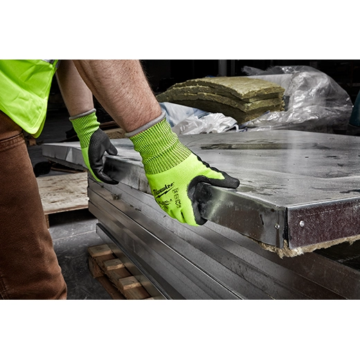 High Visibility Cut Level 4 Polyurethane Dipped