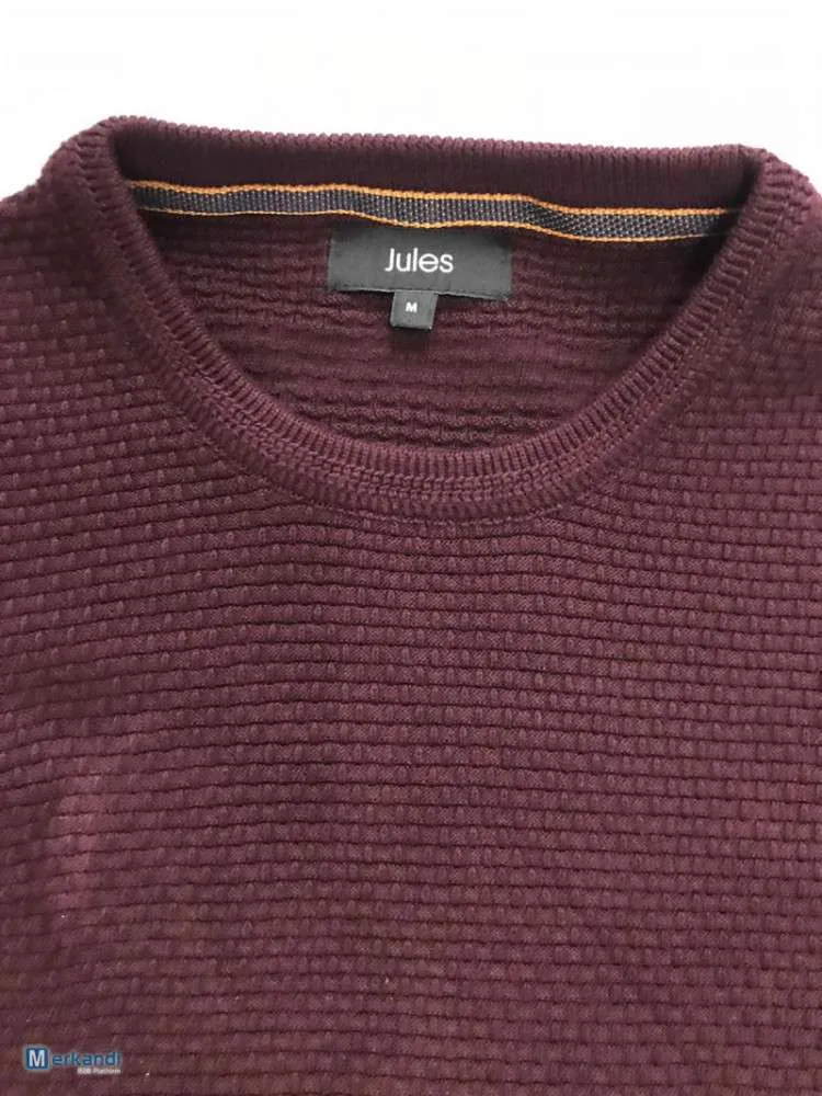 Hombre cuello redondo Jersey de punto 100% algodón Jersey de diferentes colores Manga larga