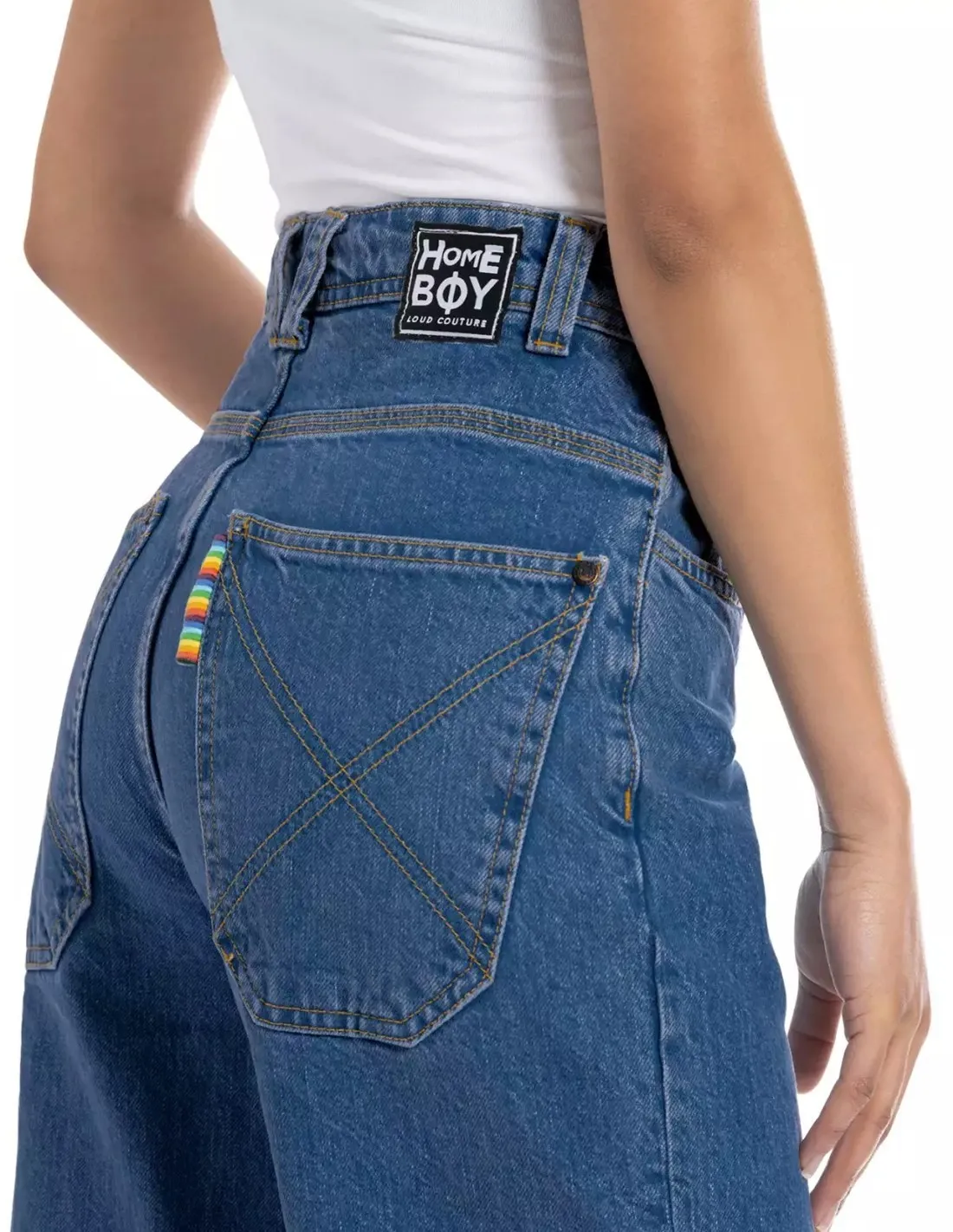 HOMEBOY XTRA BAGGY DENIM  AZUL LAVADO  PANTALONES VAQUEROS