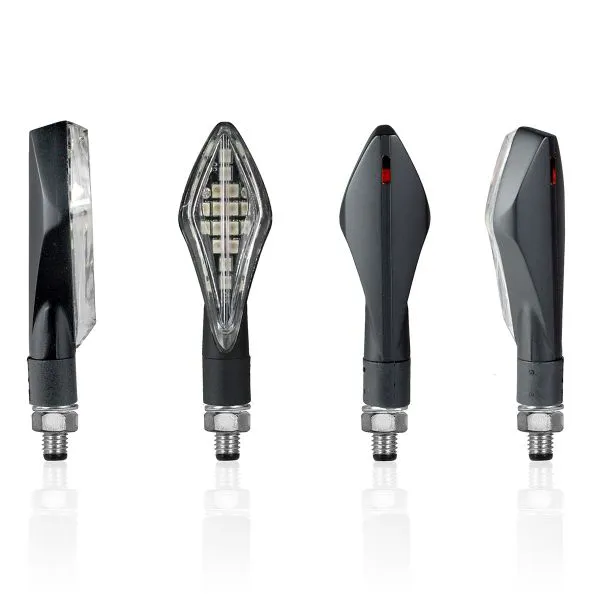 Intermitentes para moto Chaft Hunter Matt Black 
