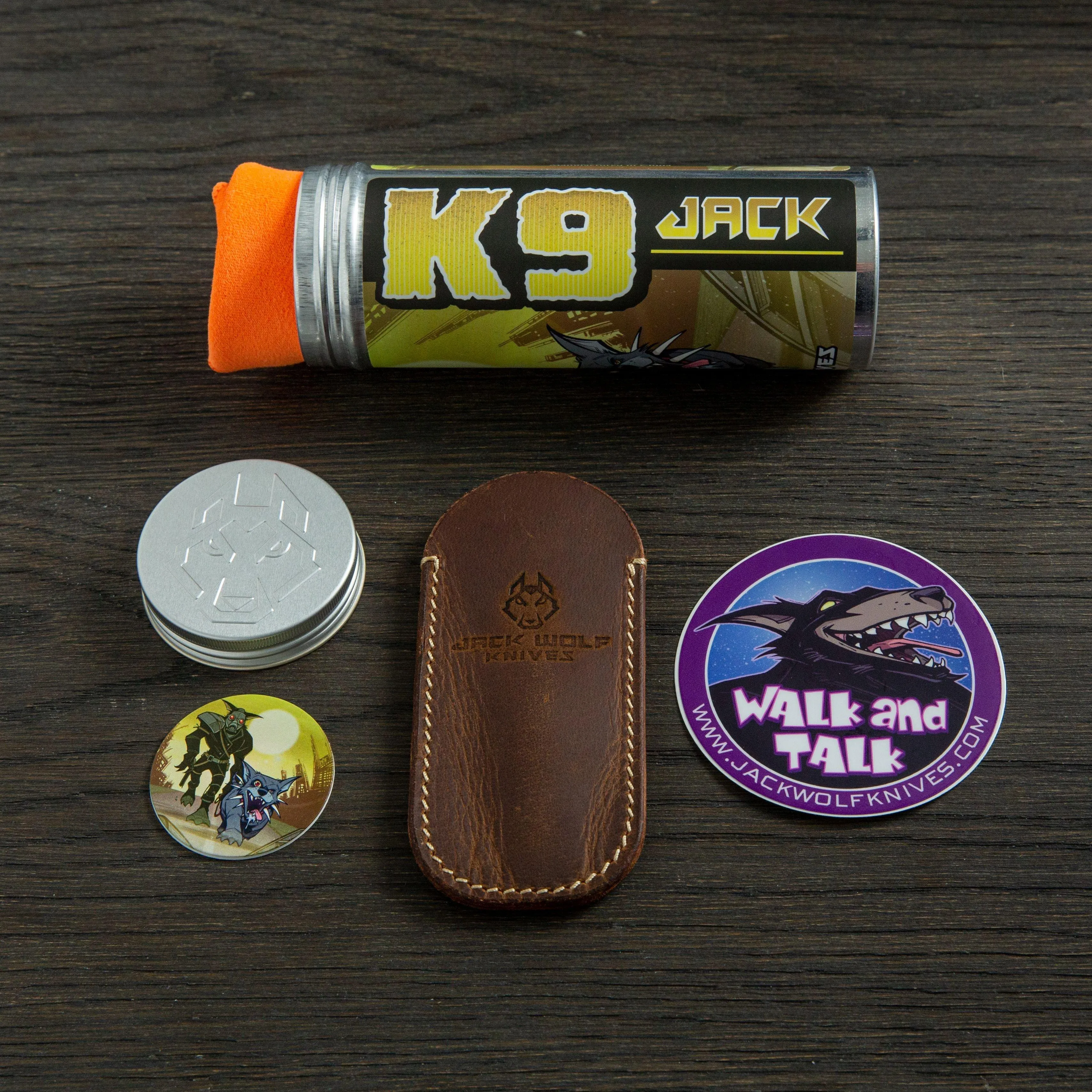 JACK WOLF K9 JACK, TWILL CARBON FIBRE K901TWL NAVAJA SLIPJOINT