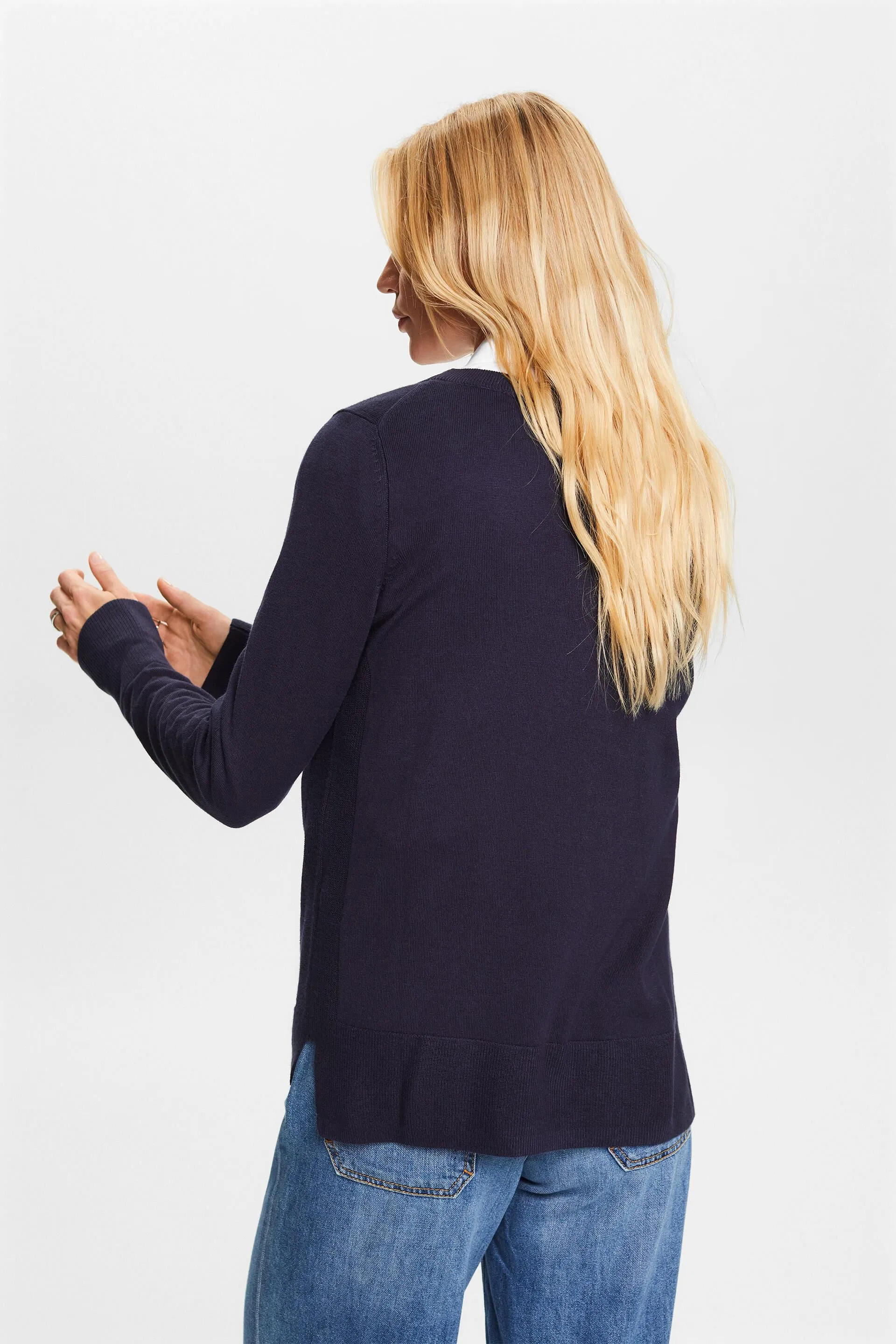 Jersey con cuello en pico
