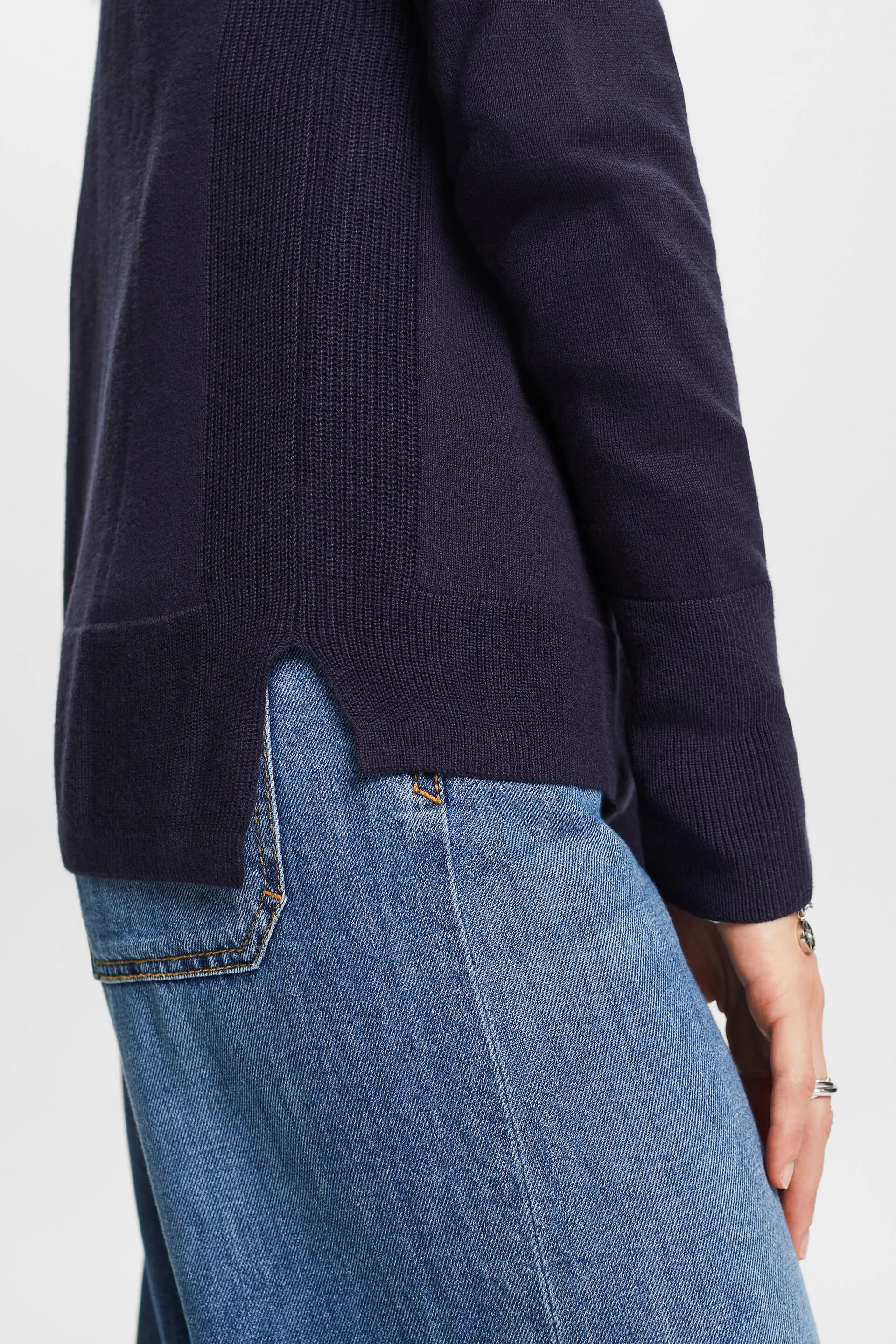 Jersey con cuello en pico