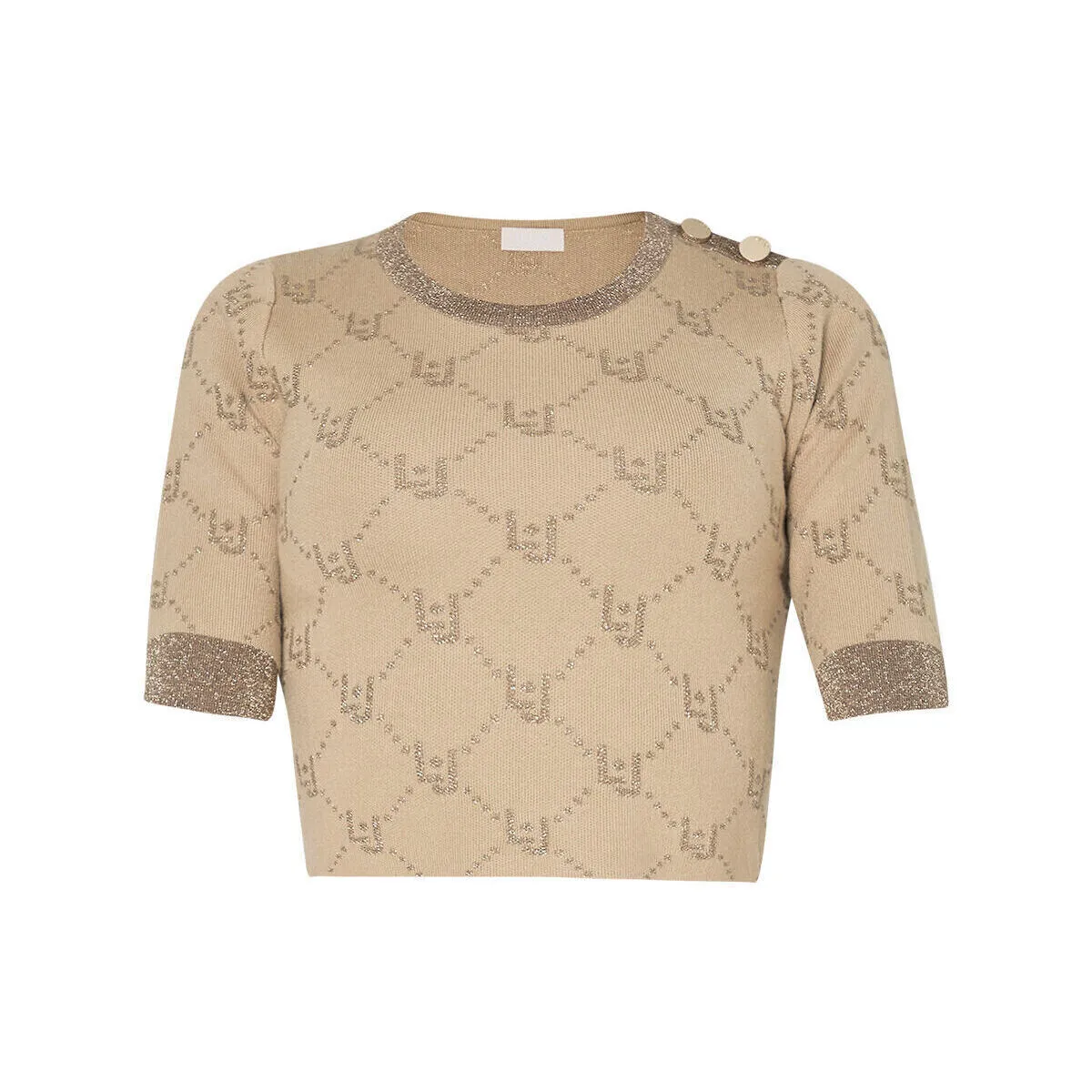 Jersey con logotipo jacquard