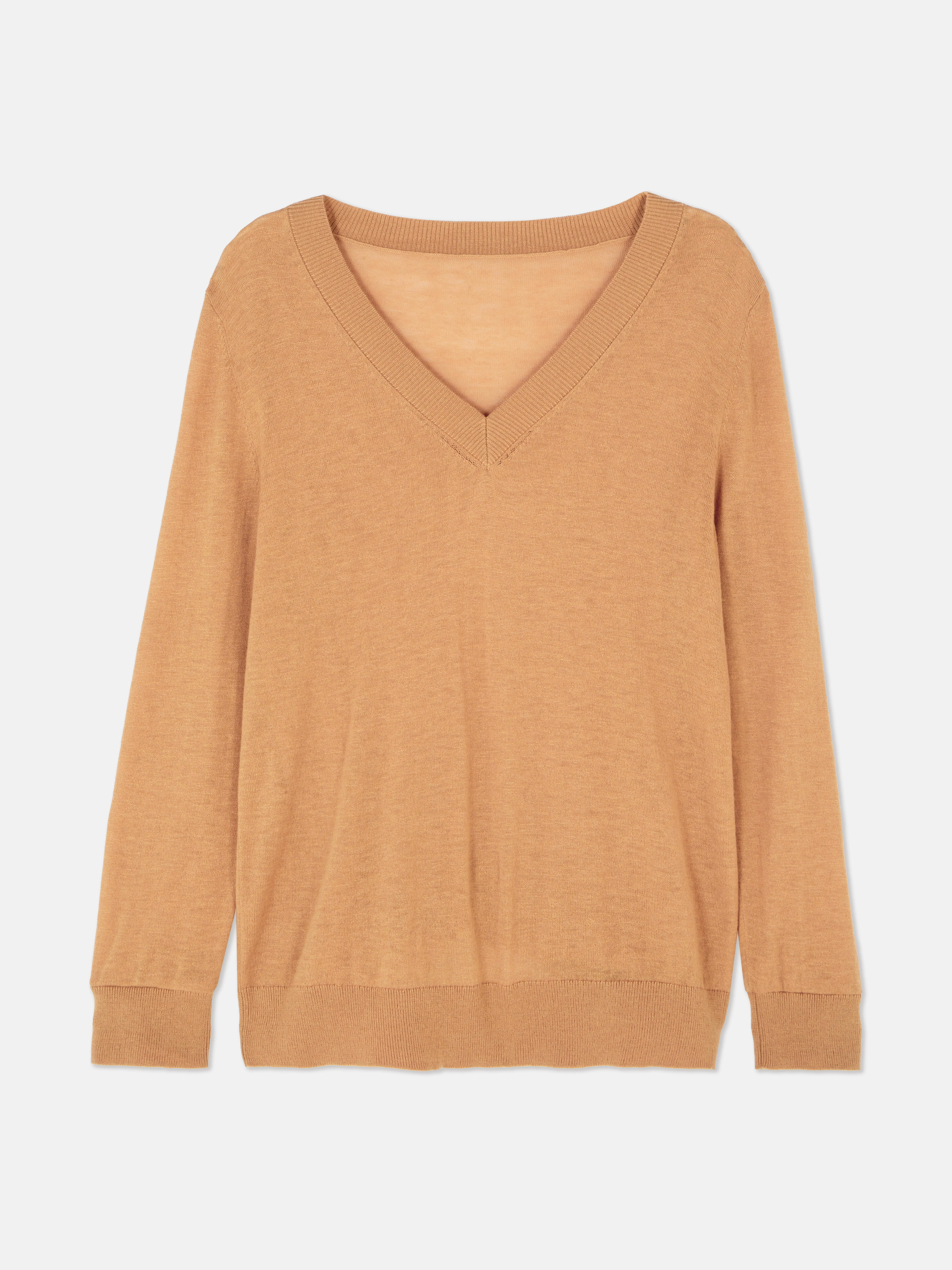 Jersey de punto con cuello de pico de The Edit