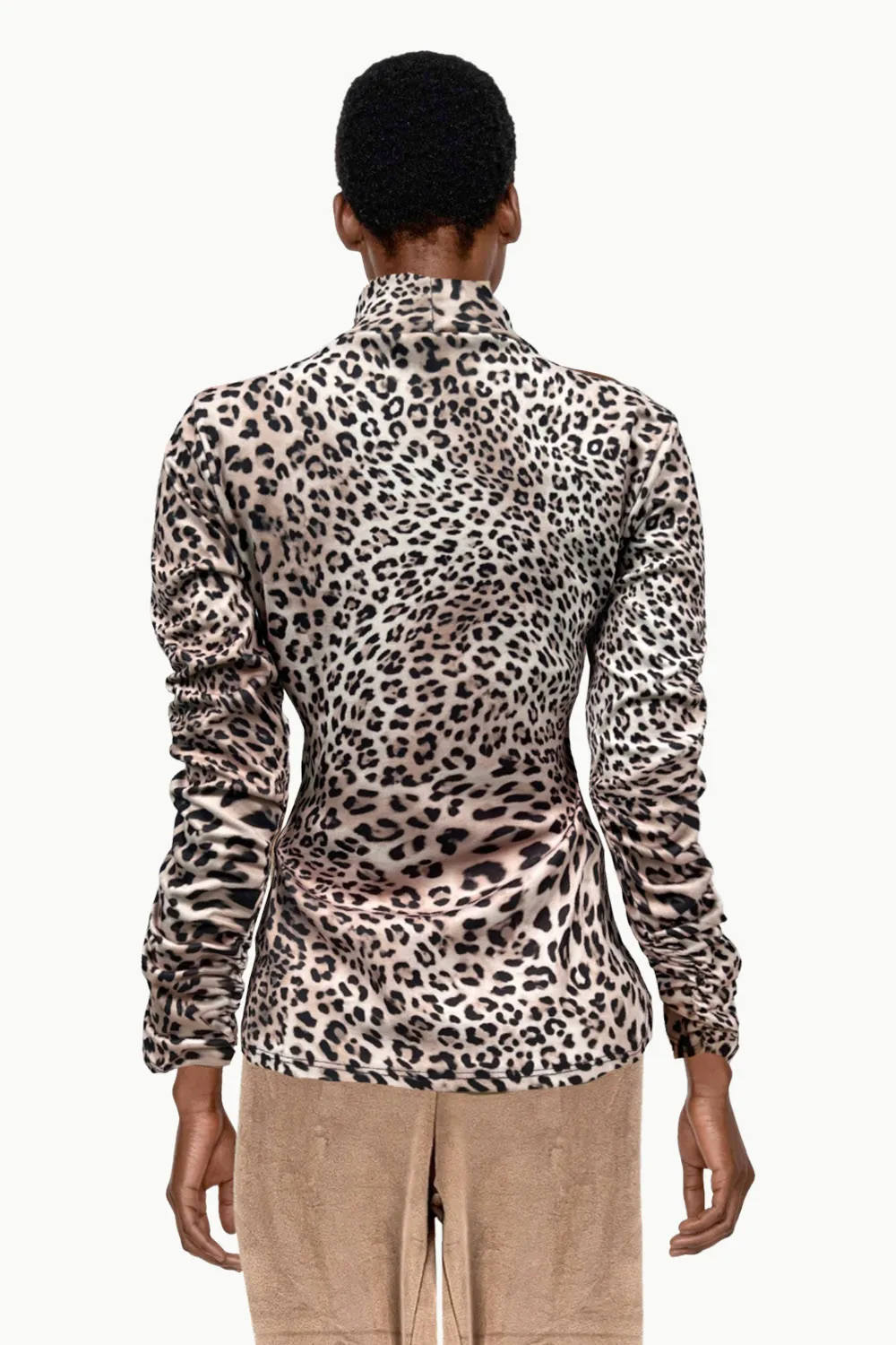 Jersey estampado leopardo