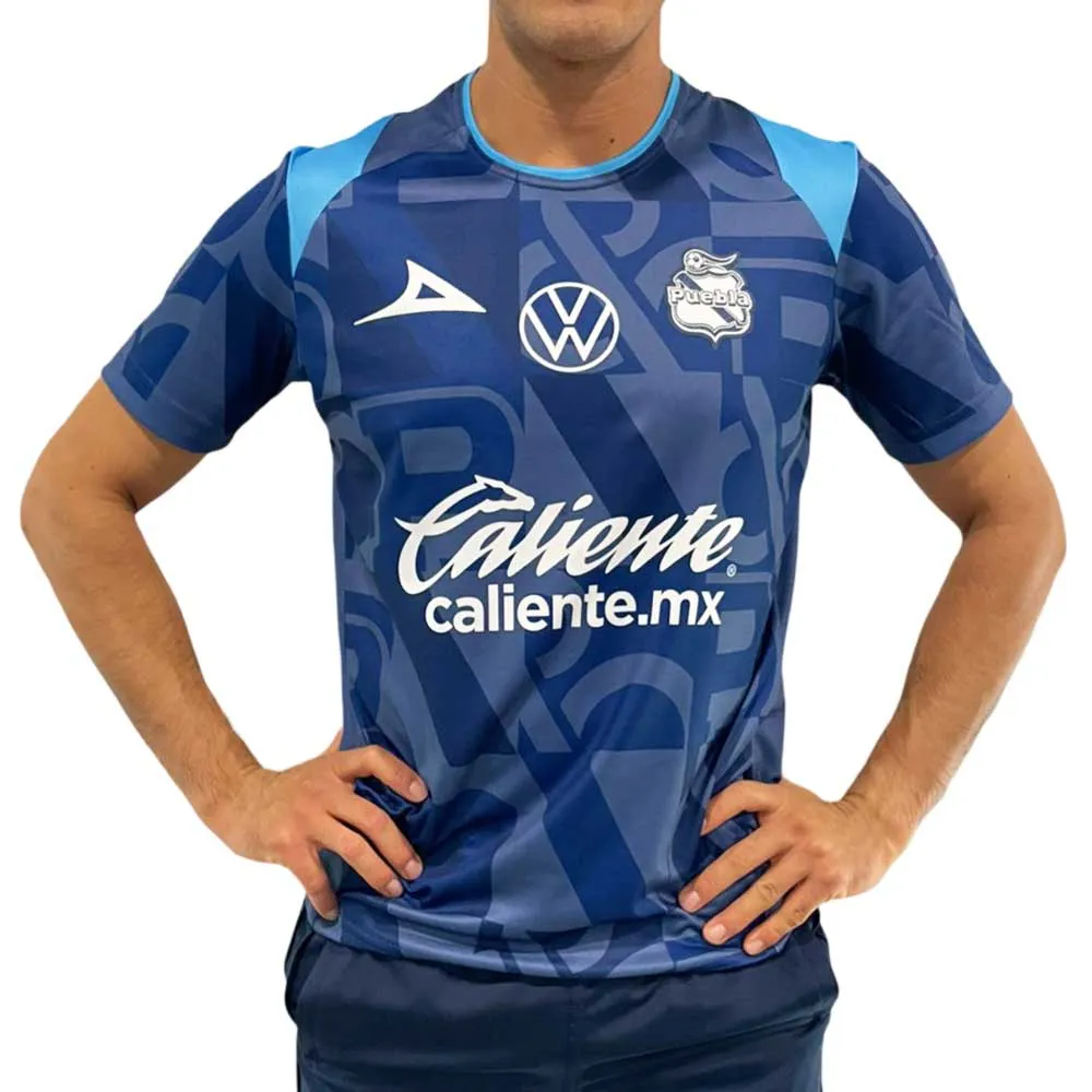 JERSEY PIRMA HOMBRE ENTRENAMIENTO CLUB PUEBLA 2425 AZUL AZUL CLARO