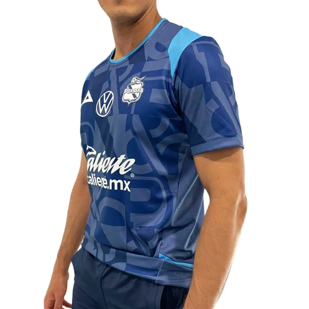JERSEY PIRMA HOMBRE ENTRENAMIENTO CLUB PUEBLA 2425 AZUL AZUL CLARO
