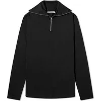 JIL SANDER PLUS ZIP COLLAR TSHIRT