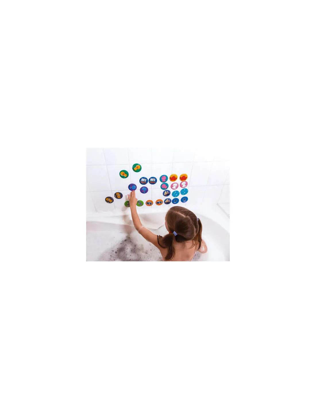 Juego memoria 24 cartas para el baño de Janod