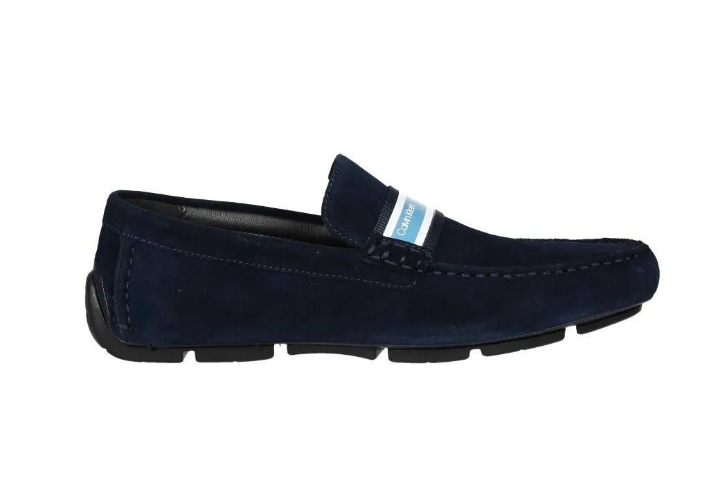 Kiowa Nobuck Azul Antifaz Raya Blanca/celeste