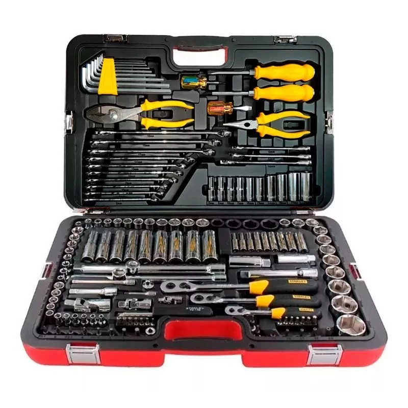 KIT HERRAMIENTA 150PC DADOLLAVEALIC 99150 STANL