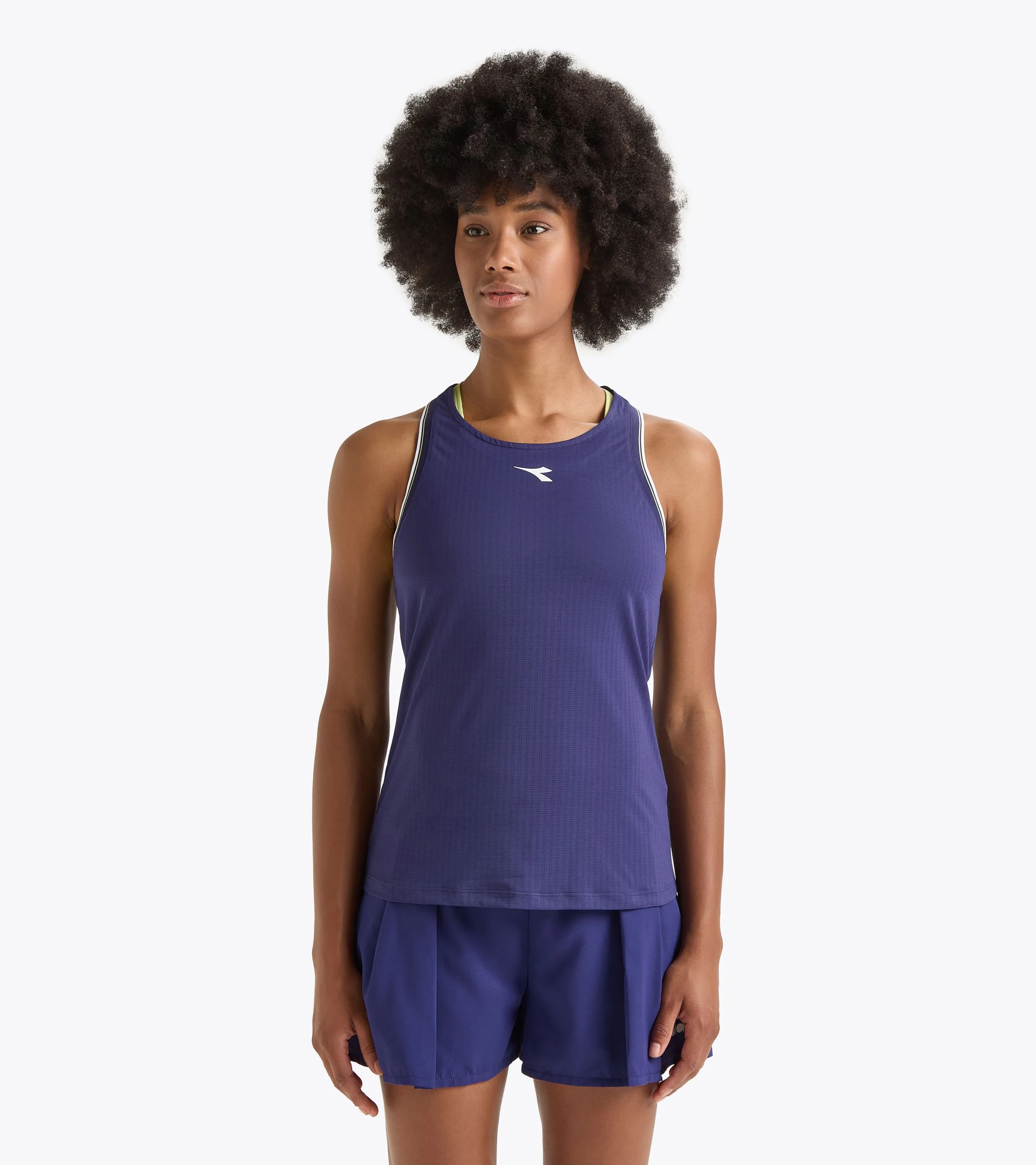 L. TANK ICON CAMISETA SIN MANGAS DE TENIS CON ESPALDA CRUZADA  COMPETICI&OACUTE;N  MUJER